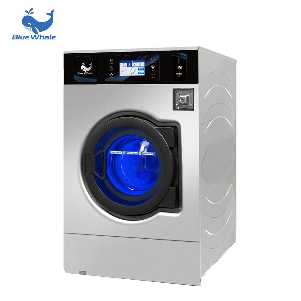 Coin Operated Washing Machine 20KG For Laundry Shop Fully Automatic Commercial Washer