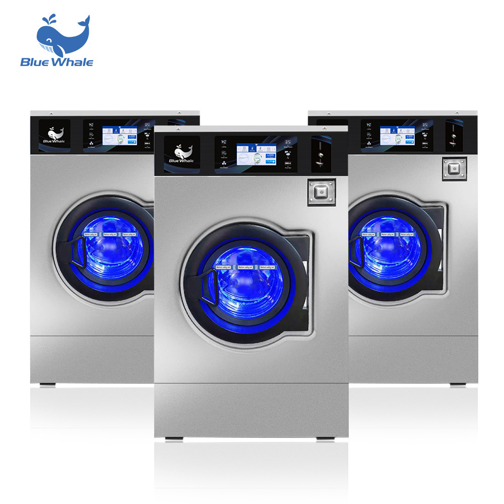 Coin Operated Washing Machine 20KG For Laundry Shop Fully Automatic Commercial Washer