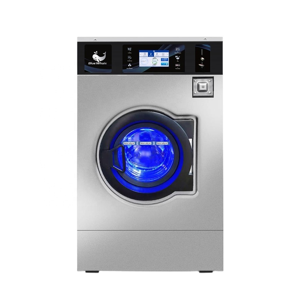 Coin Operated Washing Machine 20KG For Laundry Shop Fully Automatic Commercial Washer