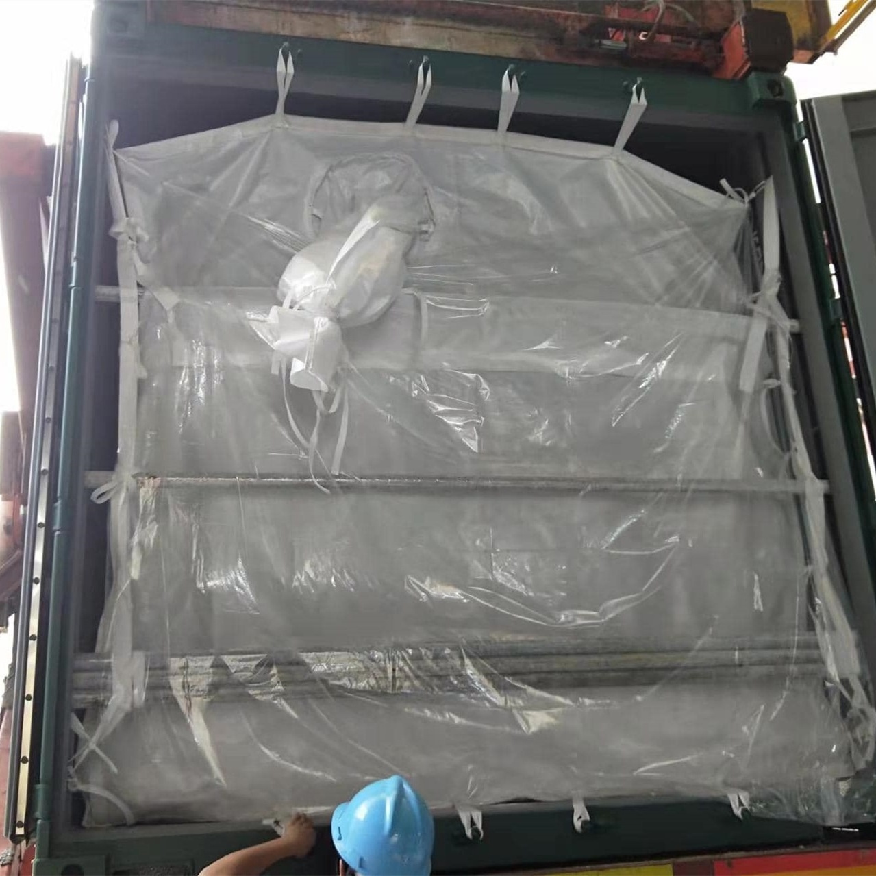 20FT 40FT Dry Bulk Container Liner Food Grade Plastic Inner Shipping Container Liner for Food Rubber Feed Seed