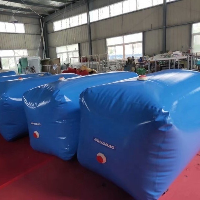 Industry Inflatable Soft 15000 Liter PVC Tarpaulin Tear Resistance Storage Water Bladder Pillow Storage Tank