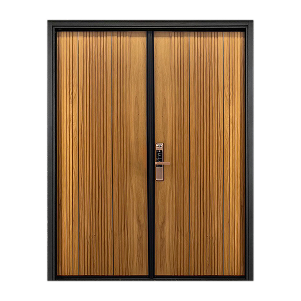 Taiwan Brand Soundproof Fireproof Hotel Door - H3 Brand New Lake Water Double Door Villa Entry Door