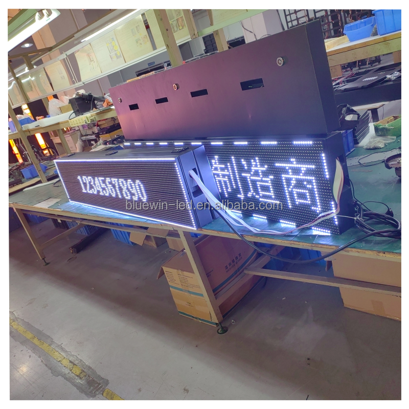 P10 Outdoor Running Text Moving Message Led Display Sign Board Led Sign Programmable Message Scrolling Board