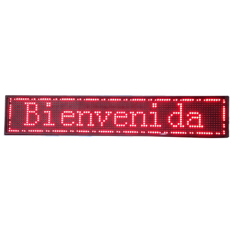 P10 100x20cm Programmable Electronic LED Scrolling Moving Message Sign For Shop Window