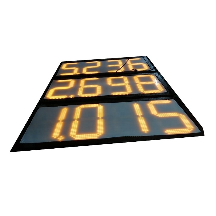 Gasoline Advertising Number Sign Board LED display light for gas station price