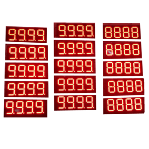 4 Digit 7 Segment LED Display Gas Station Price Sign 8 Inch