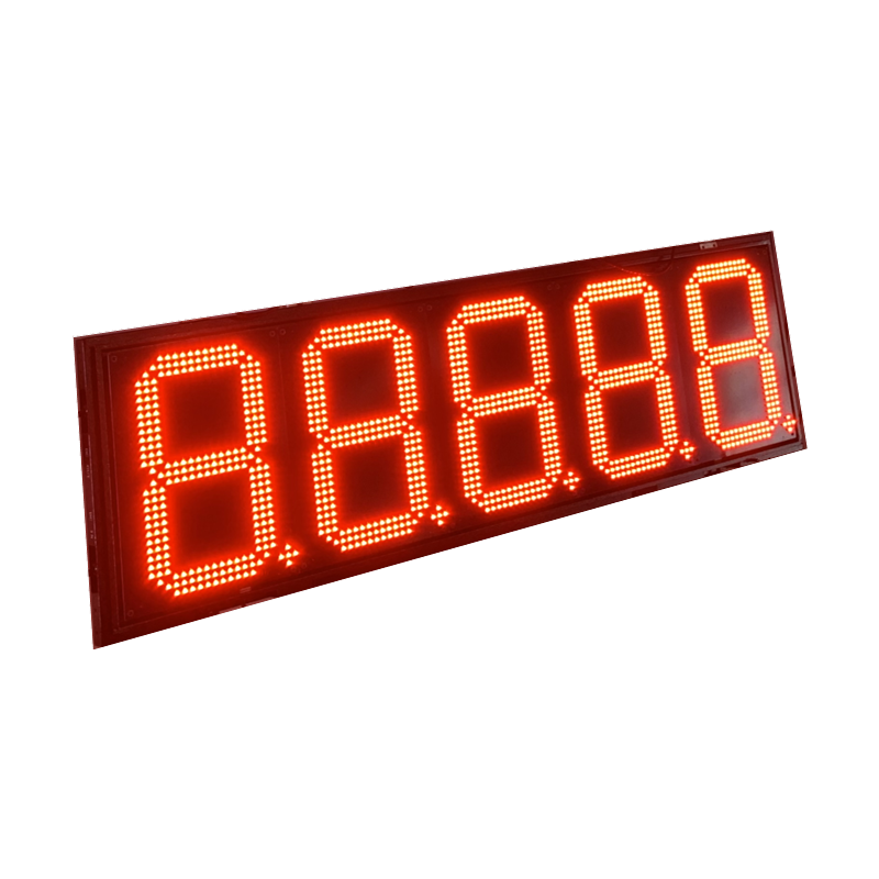 Kenya 8inch 888.88 Red Green White gas led price board for petrol station display