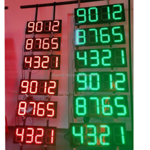 8~48inch Gasoline Advertising Products Gas Station LED Signs