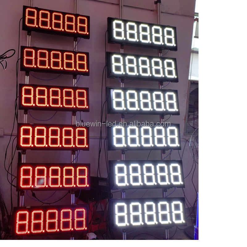 8~48inch Gasoline Advertising Products Gas Station LED Signs