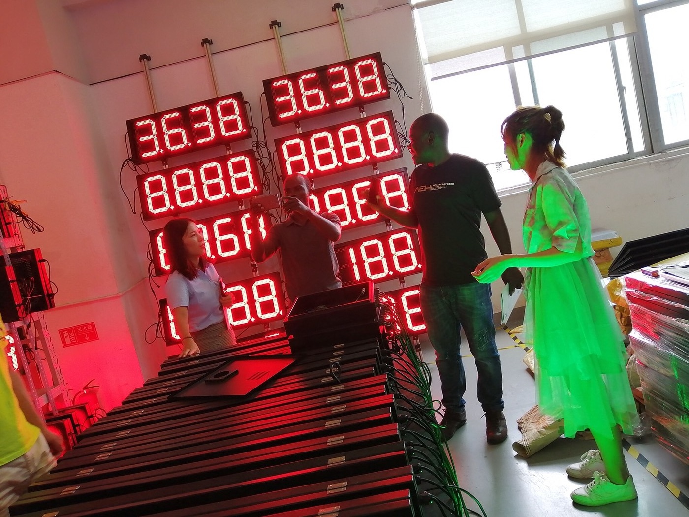 gas station design price number signage 5 digits gas price led signs led numbers digital display boards