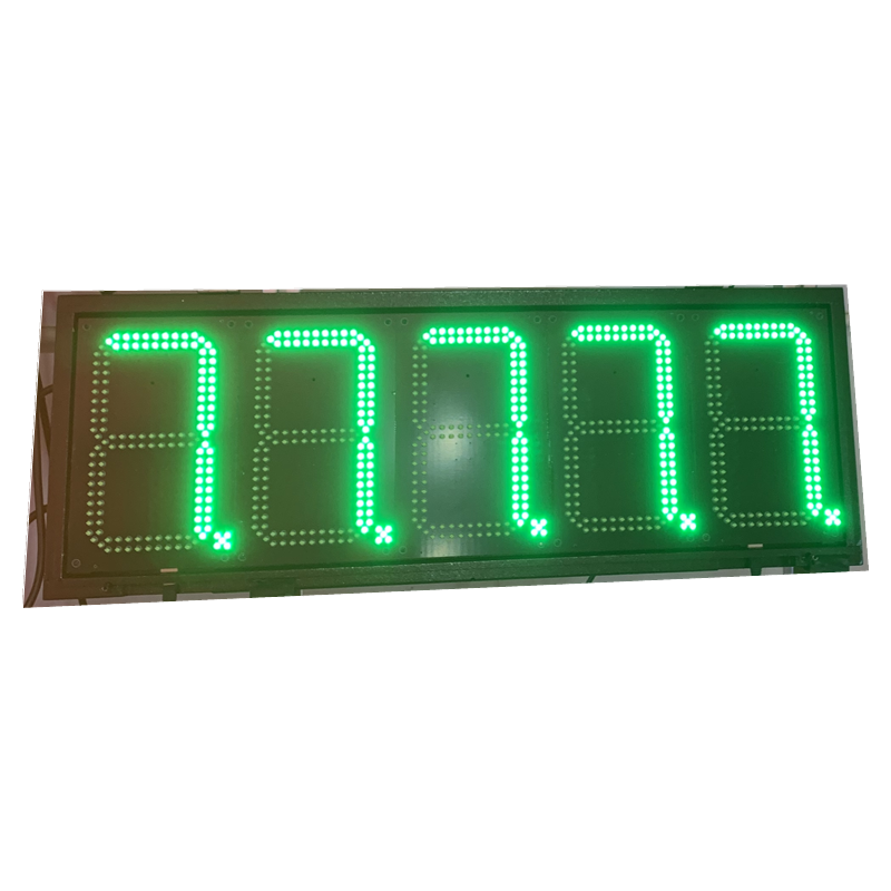 Kenya 8inch 888.88 Red Green White gas led price board for petrol station display