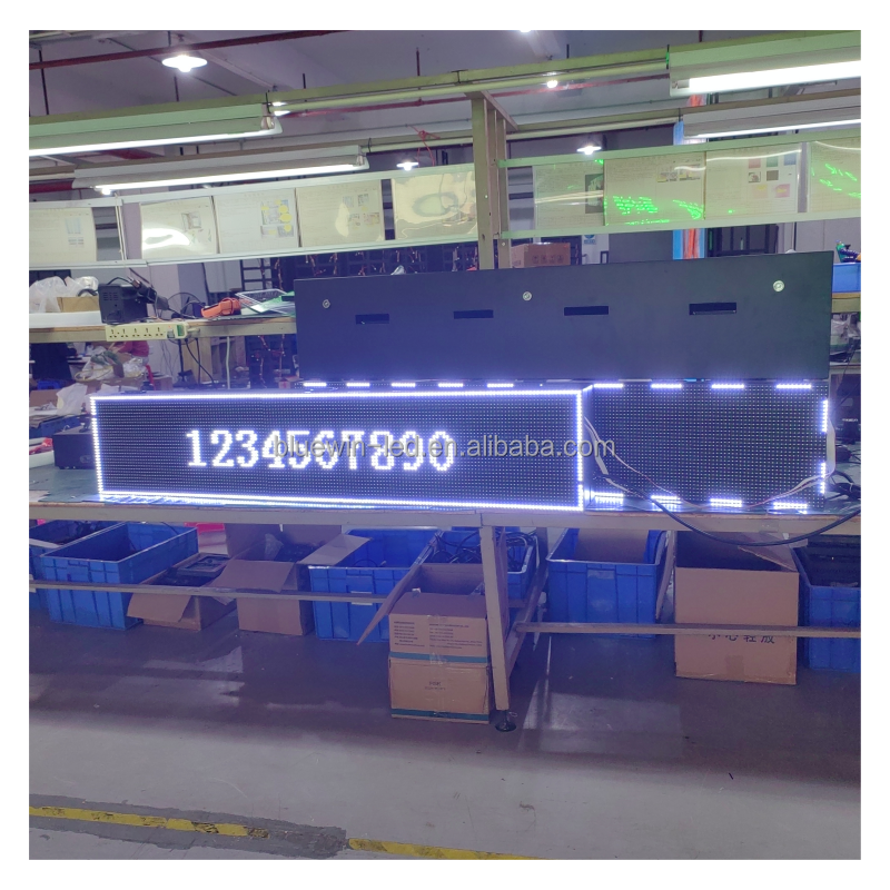 P10 Outdoor Running Text Moving Message Led Display Sign Board Led Sign Programmable Message Scrolling Board