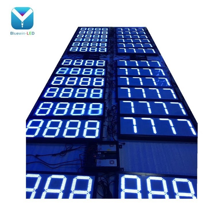 4 Digit 7 Segment LED Display Gas Station Price Sign 8 Inch