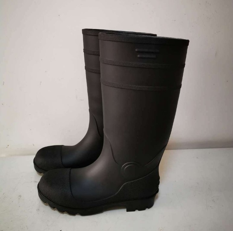 Steel Toe Working Gumboots Shoes Men Rain Gum Boots