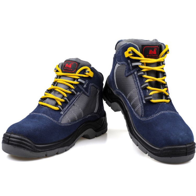 High top leather cheap oem cat boots new design  construction safety shoes for men work