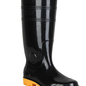 Good quality Industrial men Rubber work boots gumboot boots in ZheJiang