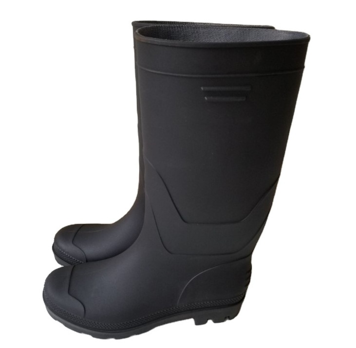 Wholesale Waterproof Cheap Fishing Rubber Gumboots Rain High PVC Men's Industrial Boots