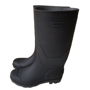 Wholesale Waterproof Cheap Fishing Rubber Gumboots Rain High PVC Men's Industrial Boots