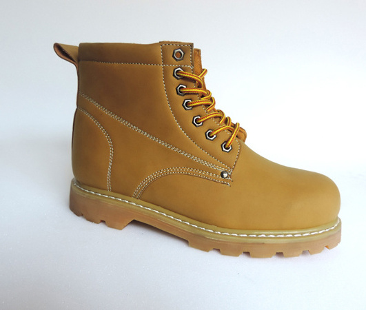 Work Boots Steel Toe Cap Safety Shoe Men Protective Shoes Anti-smashing High Top Safety Boot