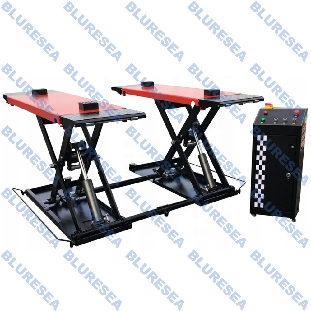 High quality automatic portable movable mide rise scissor car lift 3T with CE