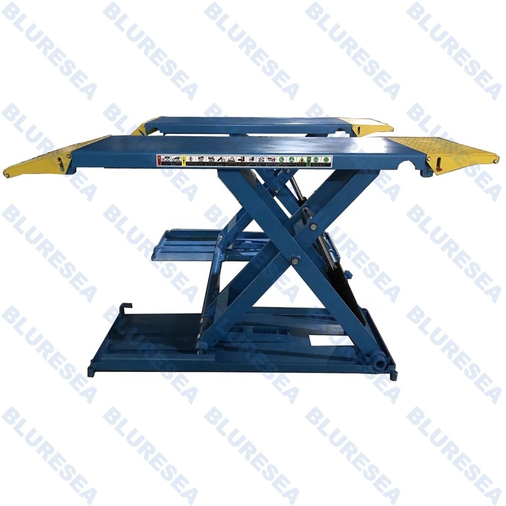 High quality automatic portable movable mide rise scissor car lift 3T with CE