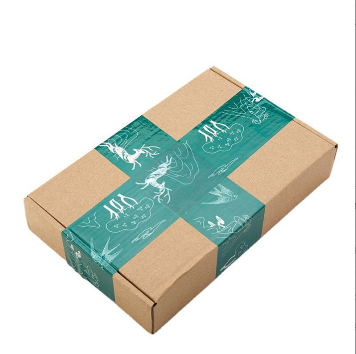 Free Sample Personalized Box Sealing Cartoon Printed Pattern Sealing Packaging Tape with Logo