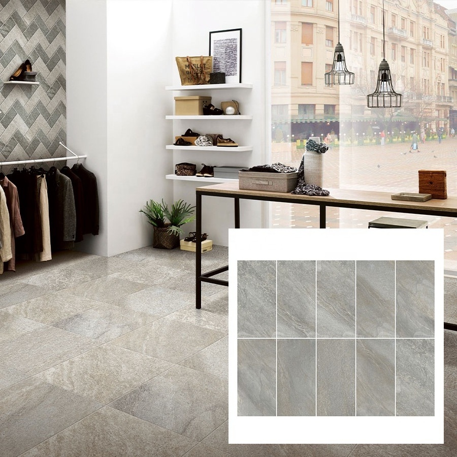 Factory Wholesale Price Stone Pattern Design Glazed Non Slip Outdoor Porcelain Matte Floor Tiles 60x60 Ceramic