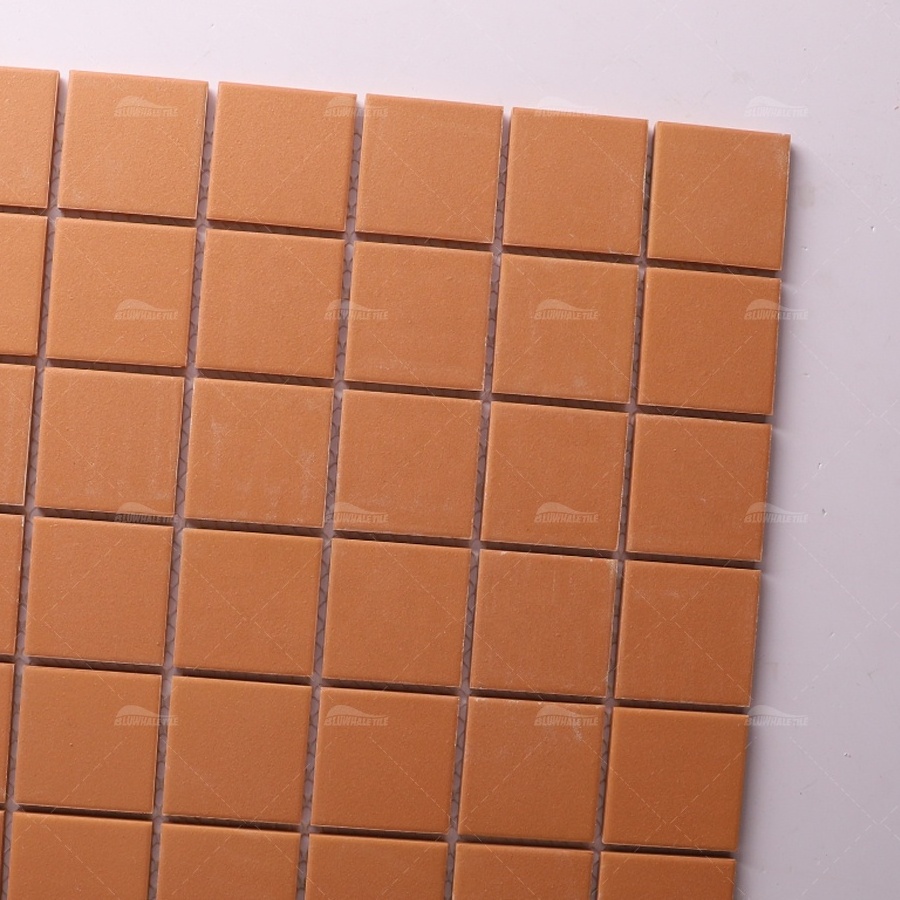 Factory Direct Supply Decoration Bathroom Kitchen Backsplash Non Slip Ceramic Square Matte Mosaic Tile For Floor