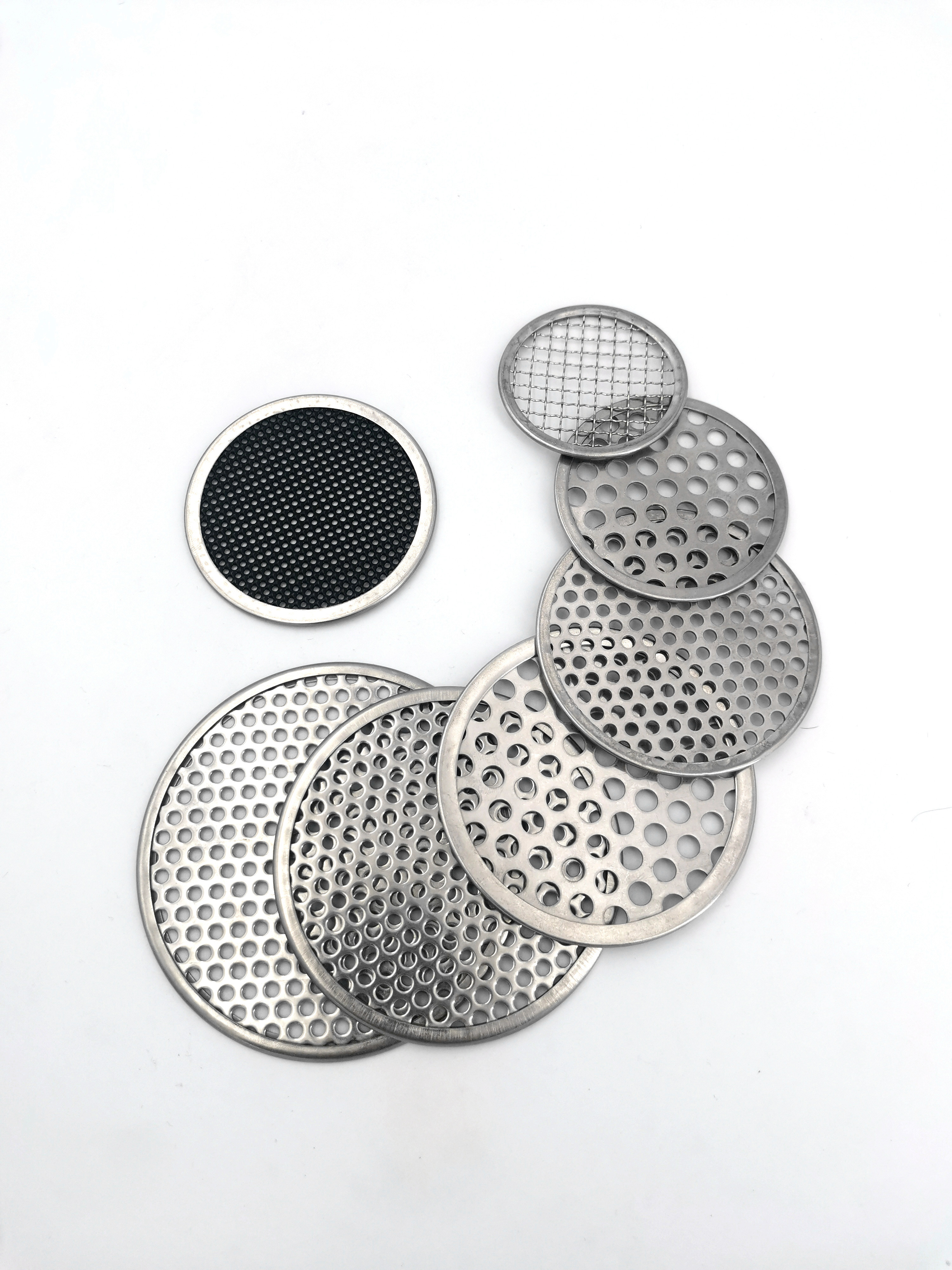 New 304/316 Stainless Steel Mesh Filter Edge Filter with Melt-Blown Cloth Net Changer Disc round and Square Particle Filters