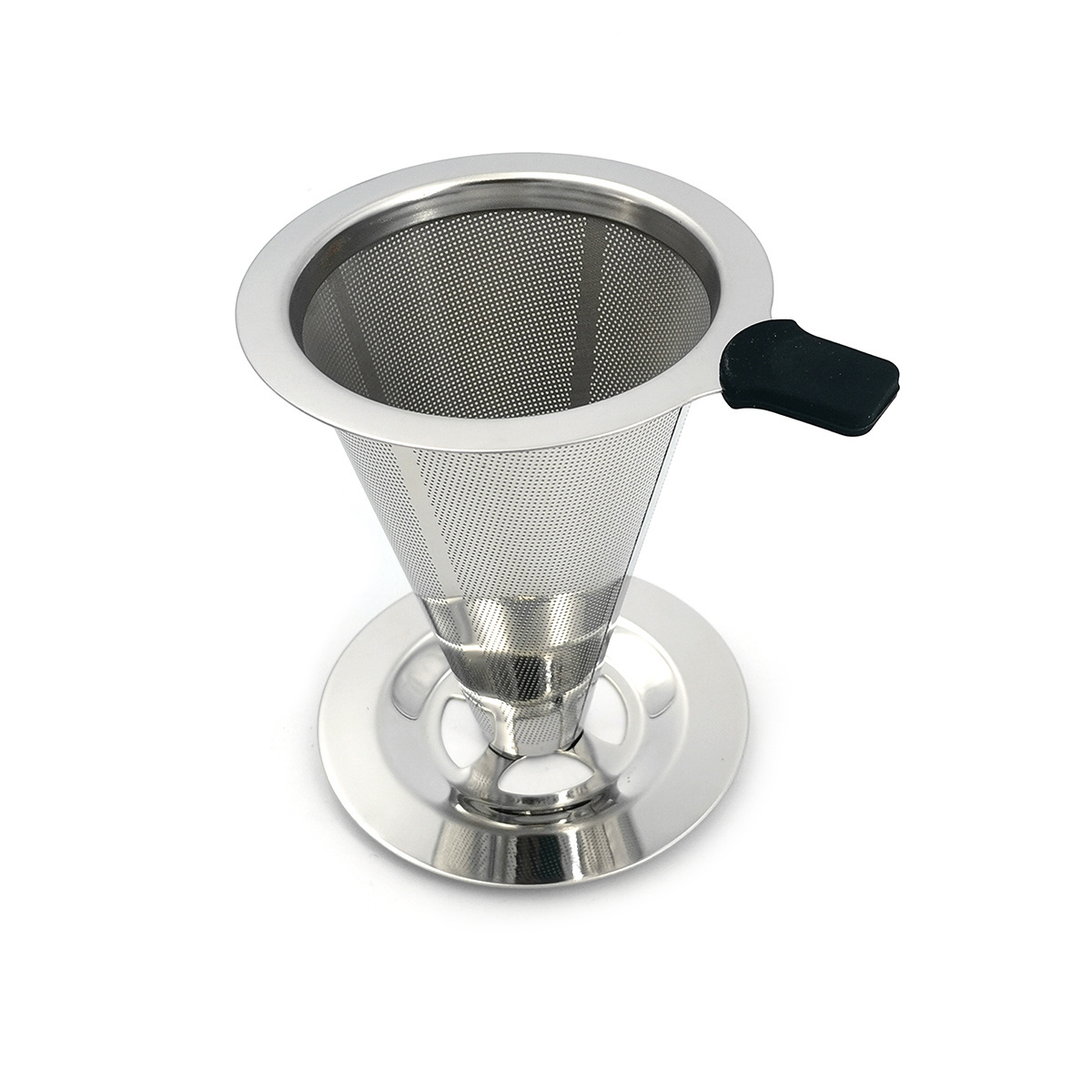 BEILANG Permanent Reusable Food Grade Stainless Steel Metal Coffee Filter & Dripper