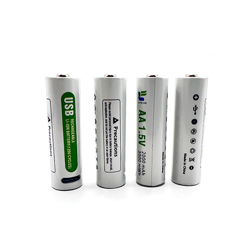 Usb Double A Batteries Rechargeable Non Recharge Battery For Flashlight With Low Price