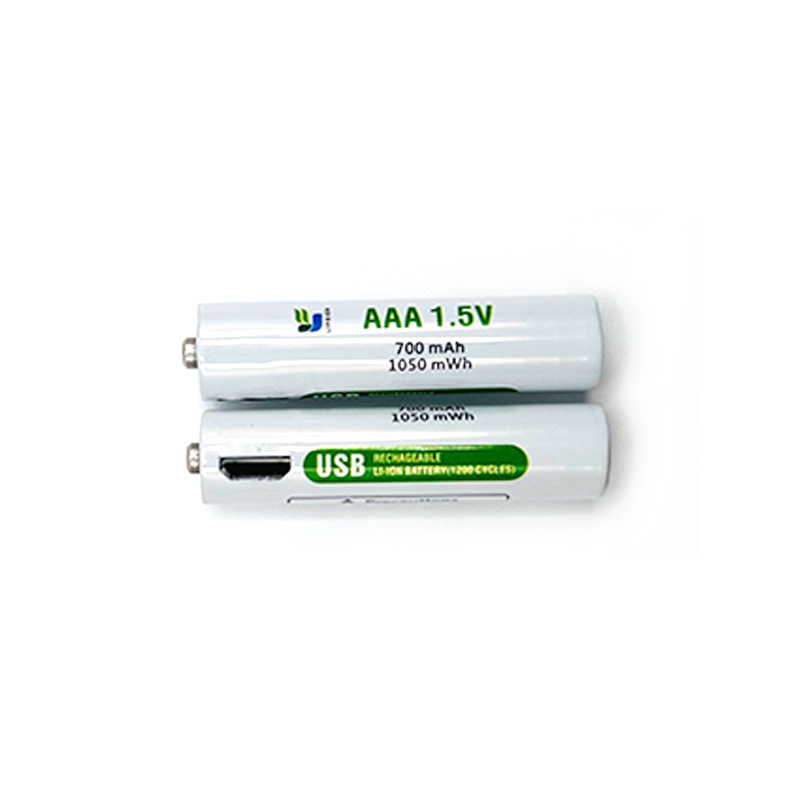 rechargeable 5V 1A USB port lithium battery original 1.5V 700mAh lithium ion rechargeable batteries