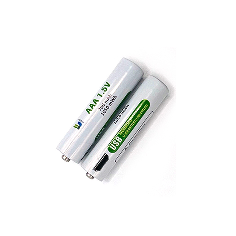 rechargeable 5V 1A USB port lithium battery original 1.5V 700mAh lithium ion rechargeable batteries