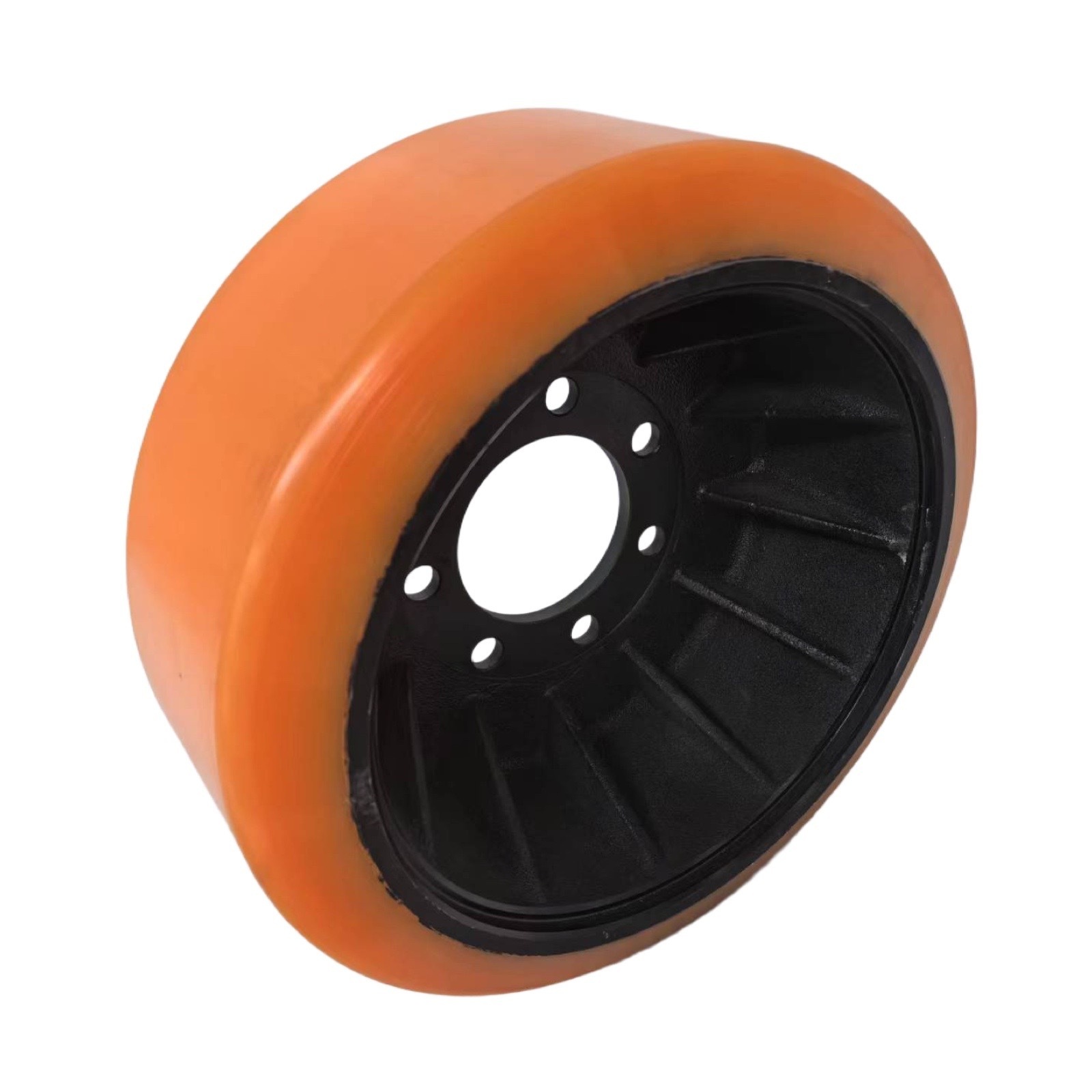 LINDE 343*135*80mm Electric Forklift Truck PU Tire R16 R20 High Rebound Polyurethane Driving Wheels