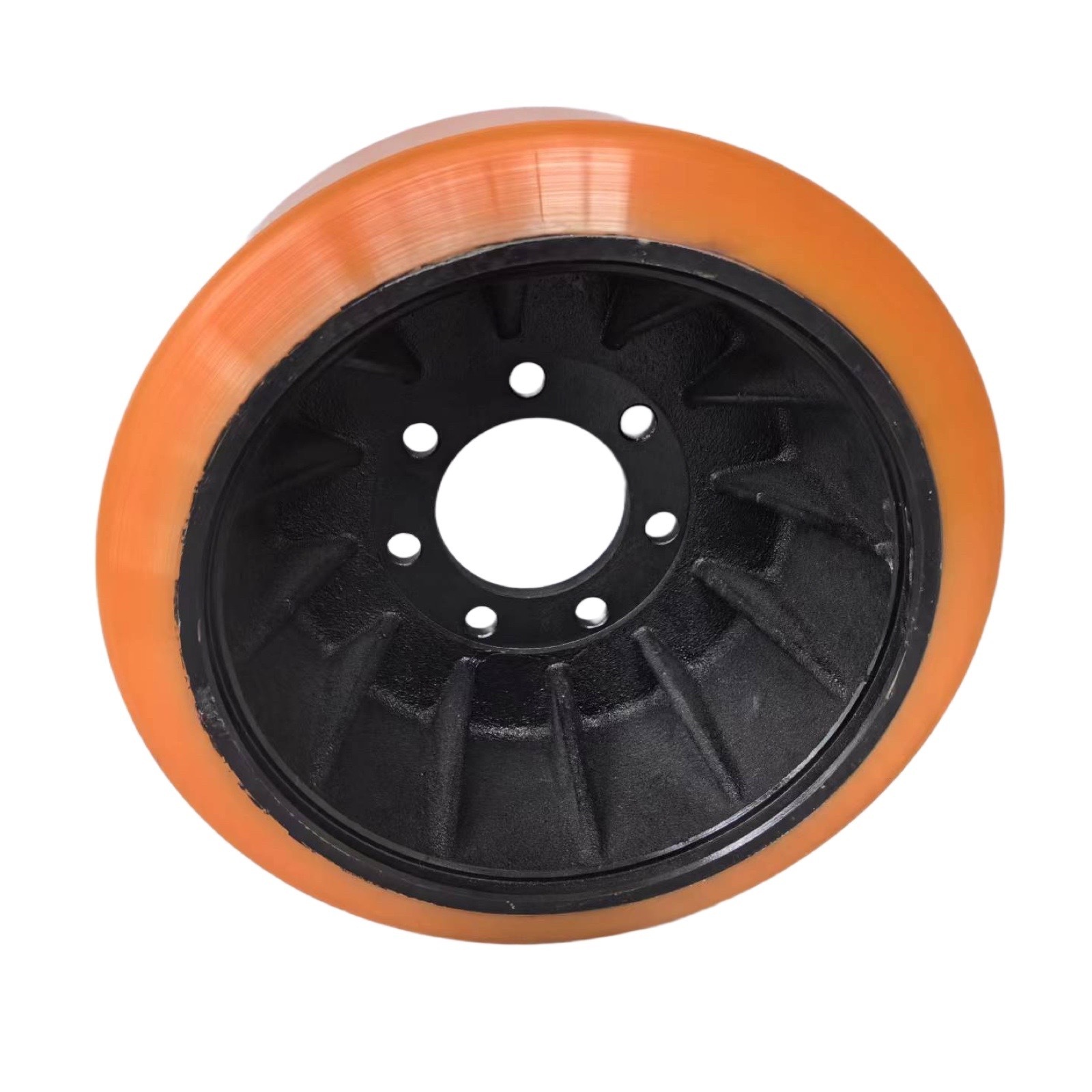 LINDE 343*135*80mm Electric Forklift Truck PU Tire R16 R20 High Rebound Polyurethane Driving Wheels