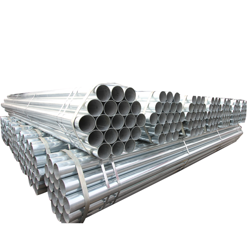 Steel Structures Galvanized Iron Round Erw Pipe Steel Sizes 1/2 Inch Hot Rolled Hollow Carbon Pipe