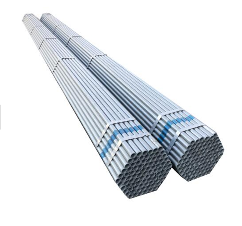 Steel Structures Galvanized Iron Round Erw Pipe Steel Sizes 1/2 Inch Hot Rolled Hollow Carbon Pipe