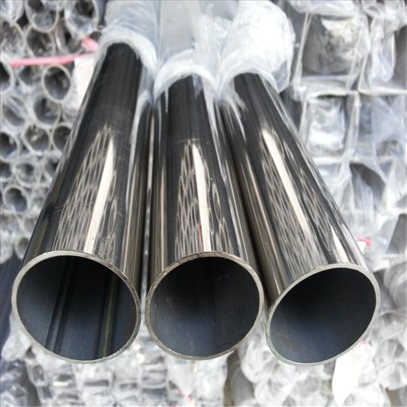 Custom High Quality 201 304 304L 316 316L SS Round Pipe/ Tube ERW  Welding Line Type Stainless Steel Tubing Prices