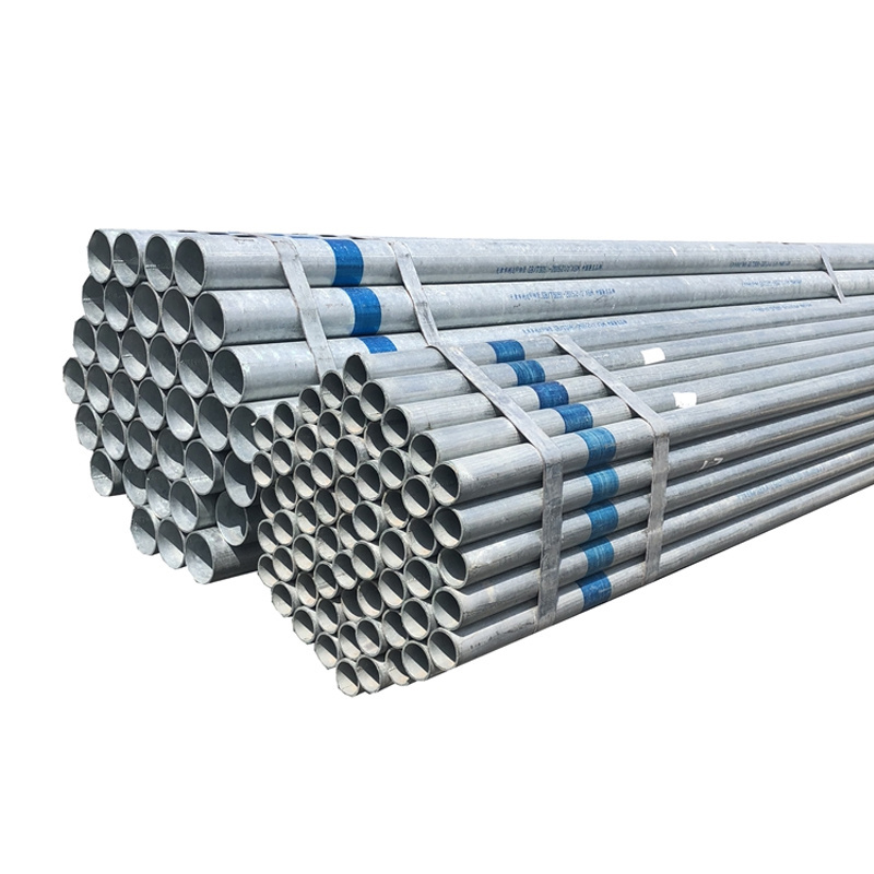 Steel Structures Galvanized Iron Round Erw Pipe Steel Sizes 1/2 Inch Hot Rolled Hollow Carbon Pipe