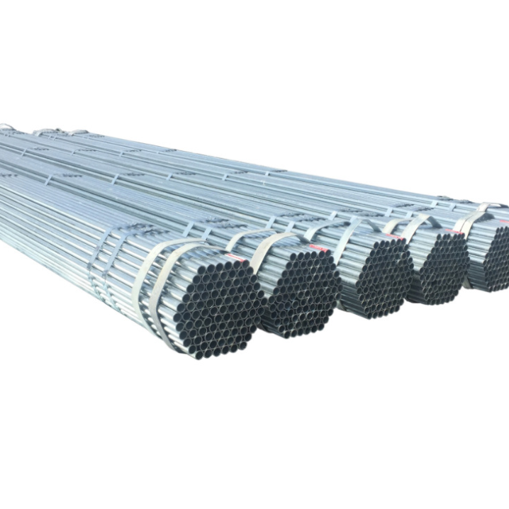 Steel Structures Galvanized Iron Round Erw Pipe Steel Sizes 1/2 Inch Hot Rolled Hollow Carbon Pipe