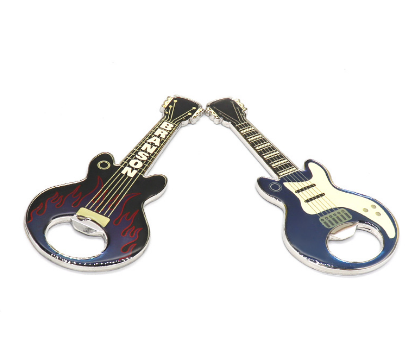 Factory Direct Commercial Innovational Manufacture Wholesale Price Gifts Guitar Beer Bottle Opener