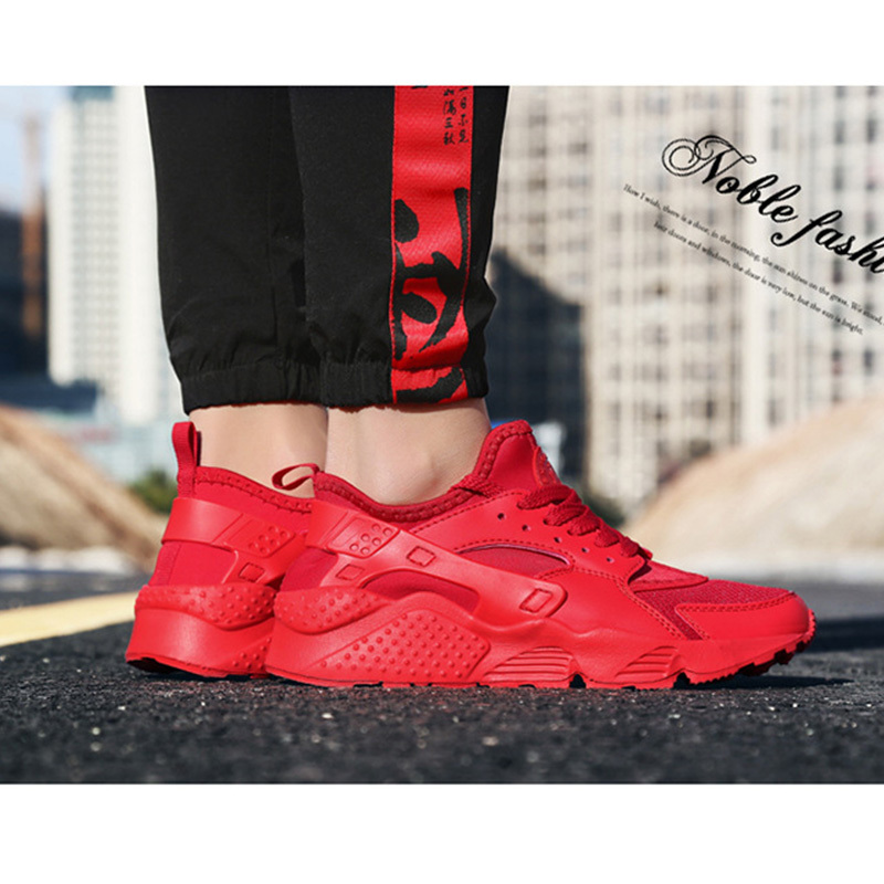 Anti-skid and shock absorber mesh breathable sneakers fashionable personalized running shoes