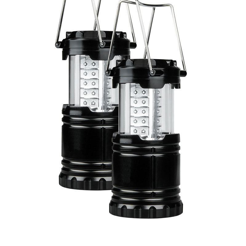 Outdoor Emergency Light LED Camping Lantern with AA Battery Camping Light Lamp Lantern Mantles 30 LED Pop Up Camping Lantern