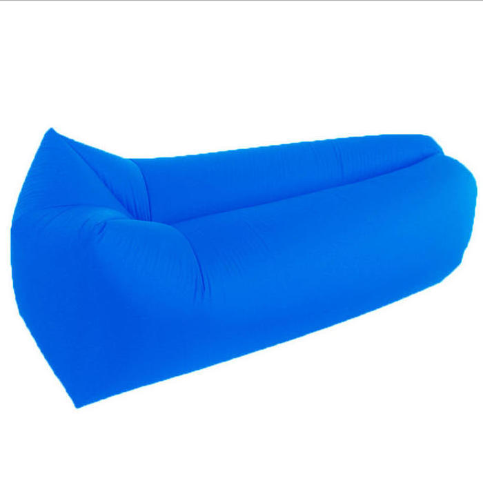 Wholesale 190T/210T Outdoor Sun Couch Inflatable Lounger Camping Lazy Bag Air Mattress Sofa For Beach Sleeping Bag