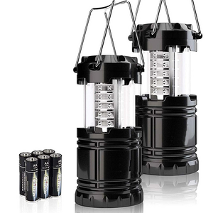 Outdoor Emergency Light LED Camping Lantern with AA Battery Camping Light Lamp Lantern Mantles 30 LED Pop Up Camping Lantern