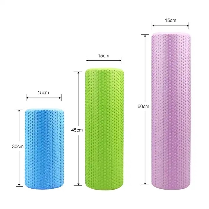 Wholesale high density solid foam roller fitness workout home exercise EVA foam roller