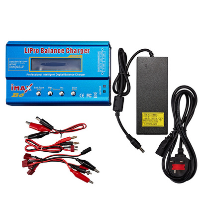 UK Plug B6 Battery Balance Charger Lithium battery Ni Mh Ni Cd 80W AC DC Adapter for 2S 3S Battery Charger