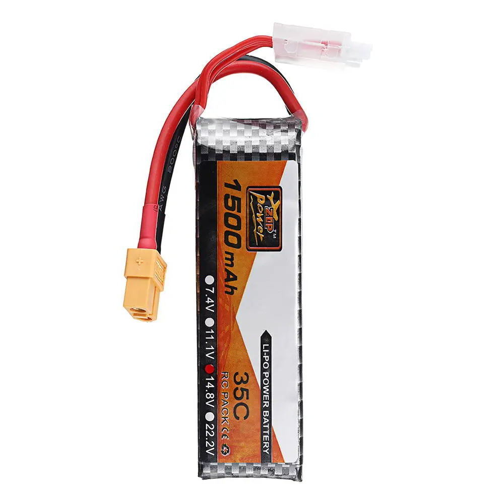 7.4v 11.1v Lithium Polymer Battery for Remote Control RC Drone High Capacity 2S 3S 1500mAh 35C Rechargeable Lipo Battery