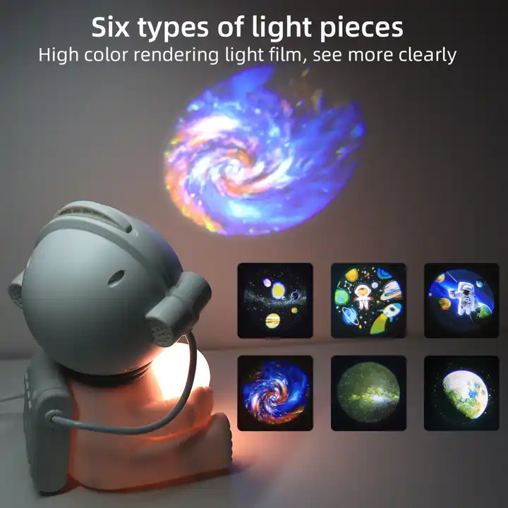 Creative Led Star Projector Smart Home Lights Space Astronaut Night Light For Bedroom Living Room Decoration