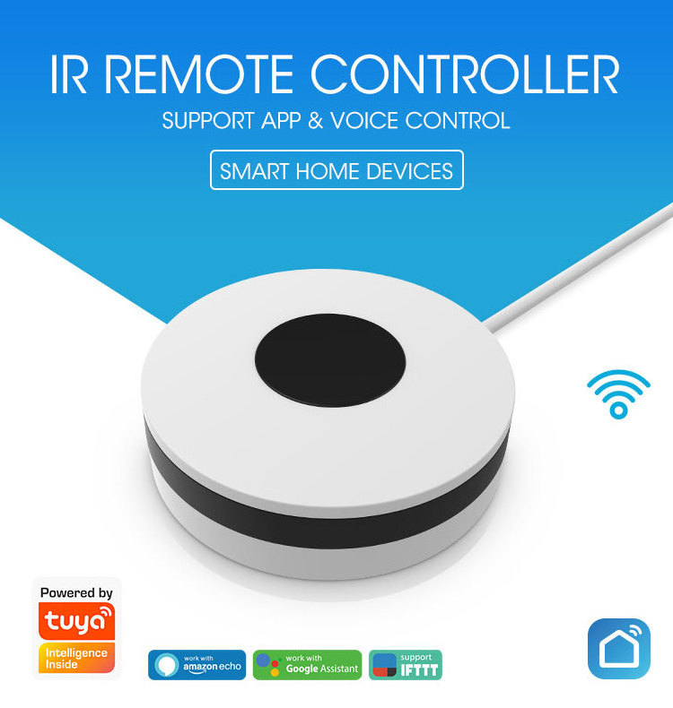 IR remote control Neo WiFi wireless Tuya smart Alexa RF controller App and voice control BLE smart home devices